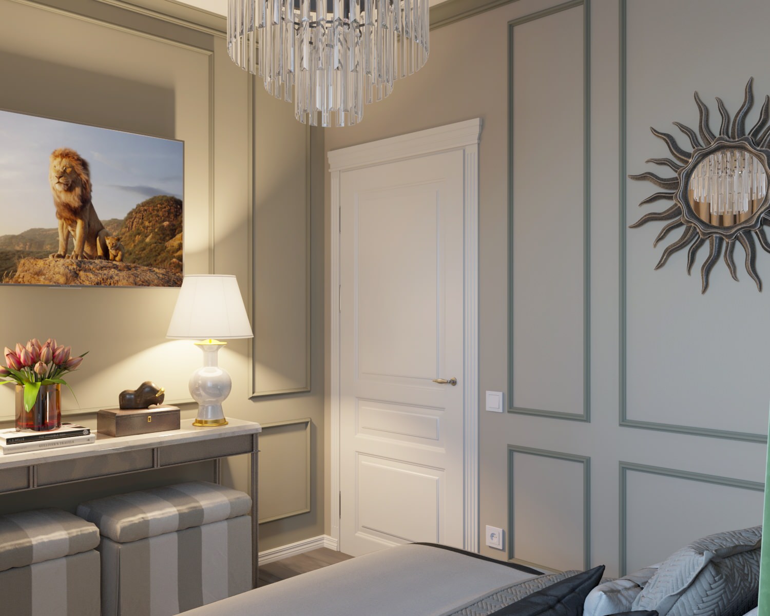 Спальня. В стиле Неоклассика