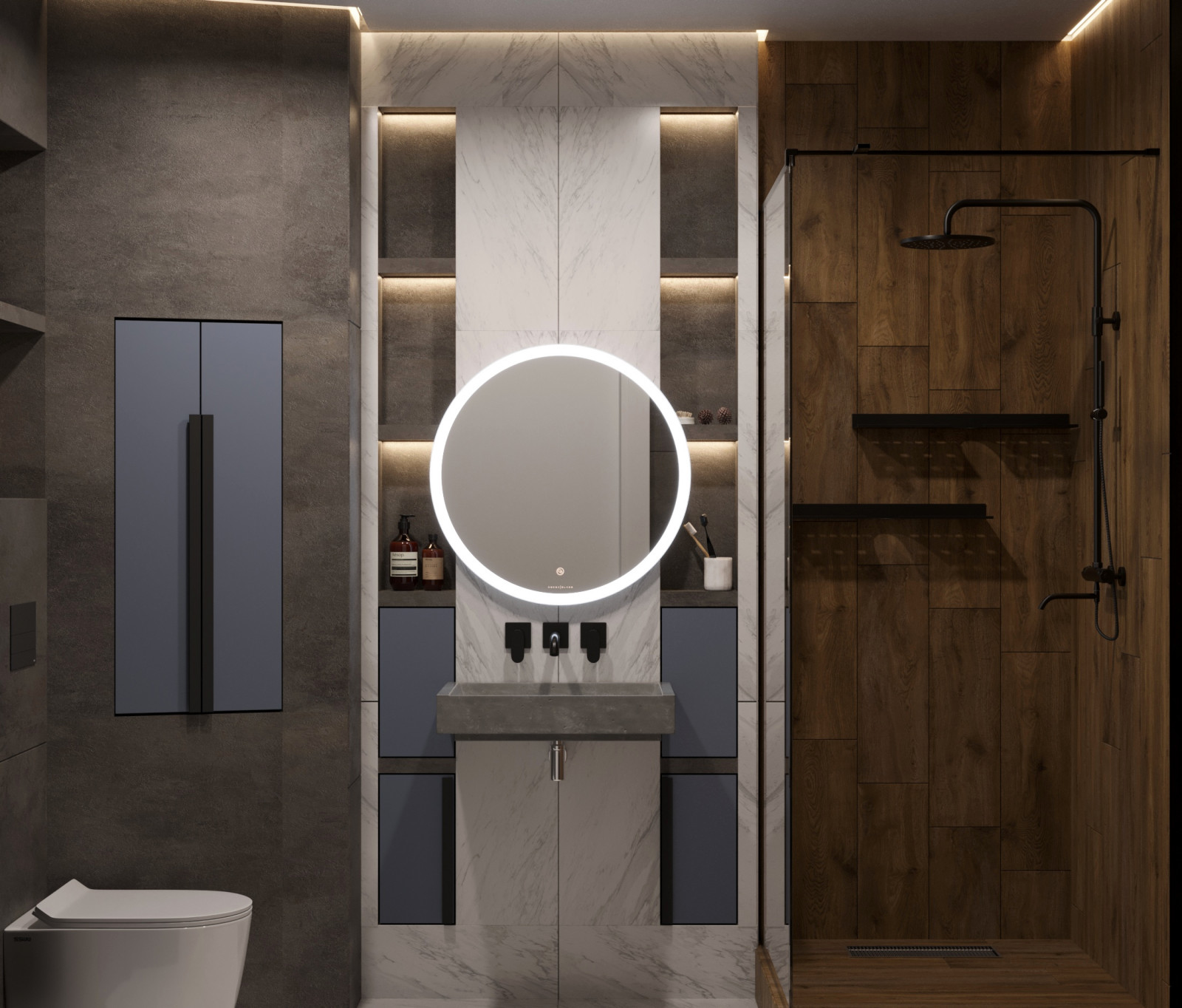 Обложка проекта: Дизайн проект Санузла