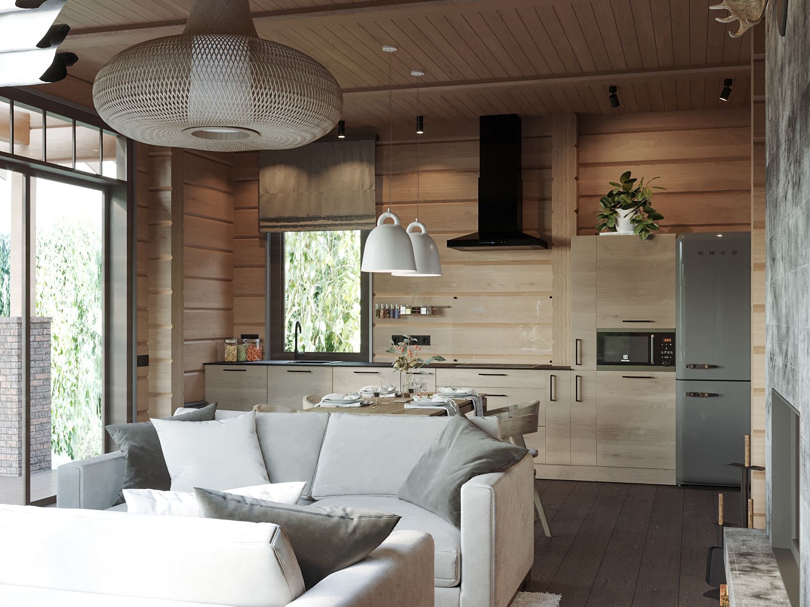 Баня в реликтовом поселке Ёлки