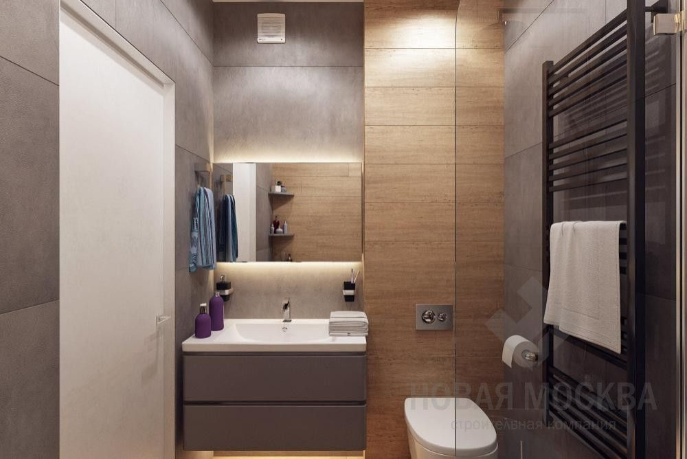 Дизайн-проект однокомнатной квартиры 42 кв.м. в ЖК «Рассказово»