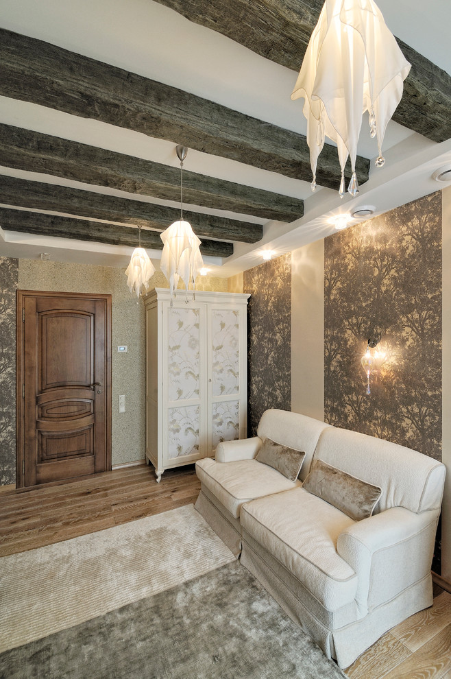 спальня для девушки в эко стиле