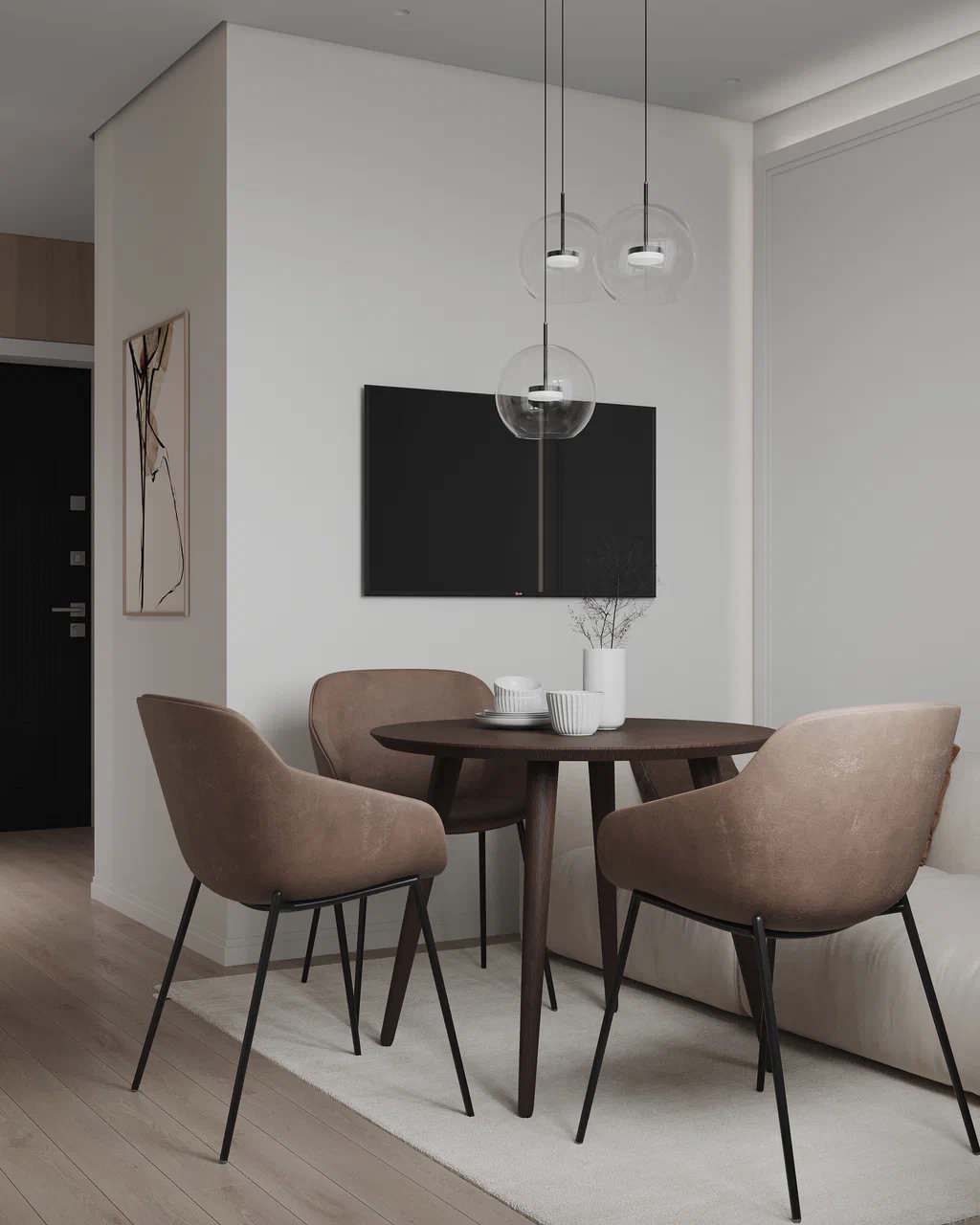 Дизайн-проект двухкомнатной квартиры для семейной пары