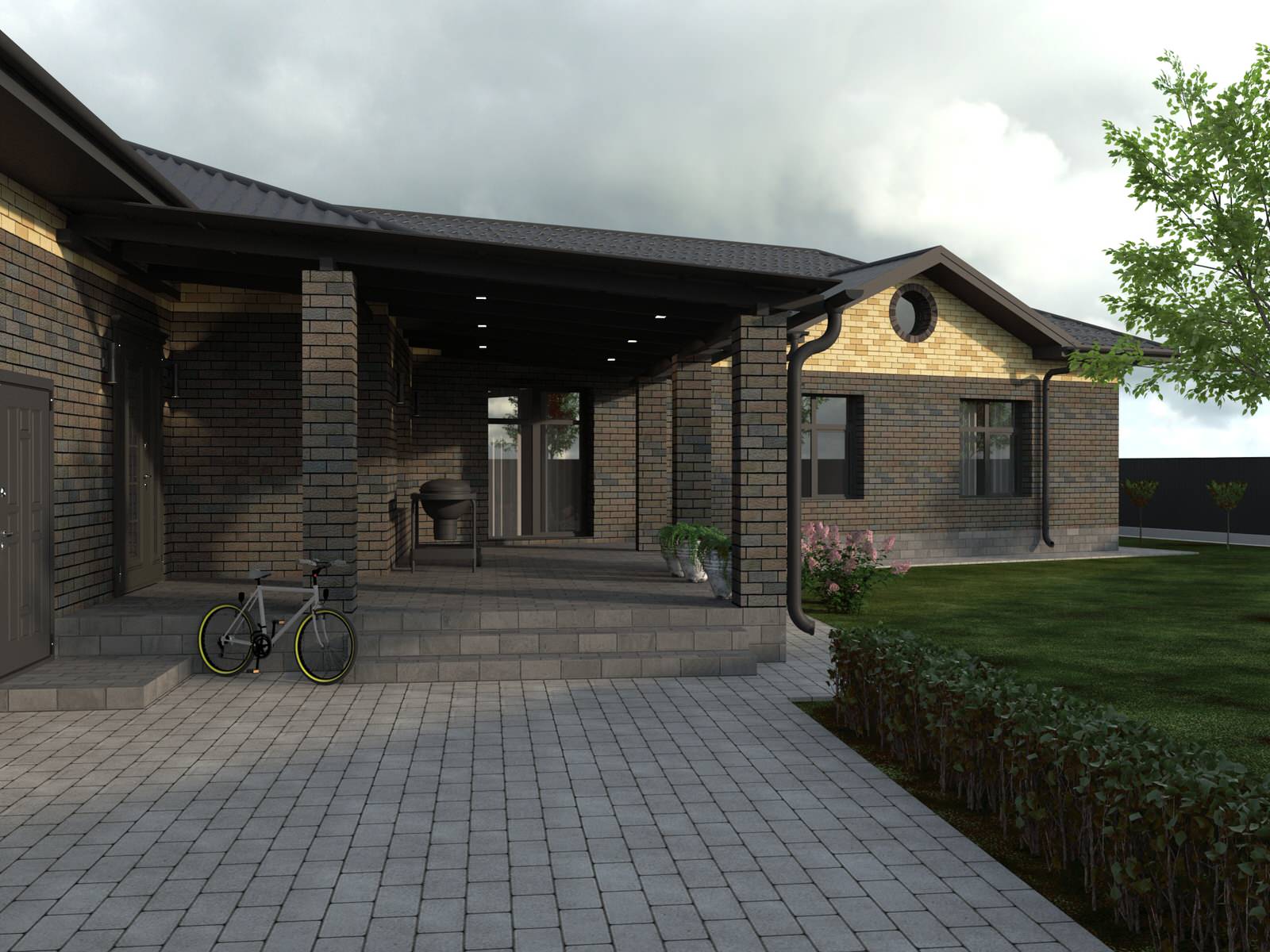 Проект дома 215 м.кв. в п. Экодолье