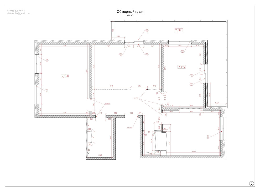 Обмерные планы: 22 примера из портфолио российских дизайнеров
