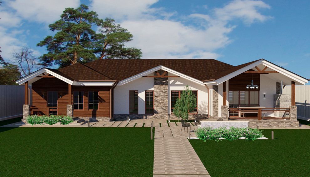 Обложка проекта: Гостевой дом - баня п. Рассоха, г. Екатеринбург