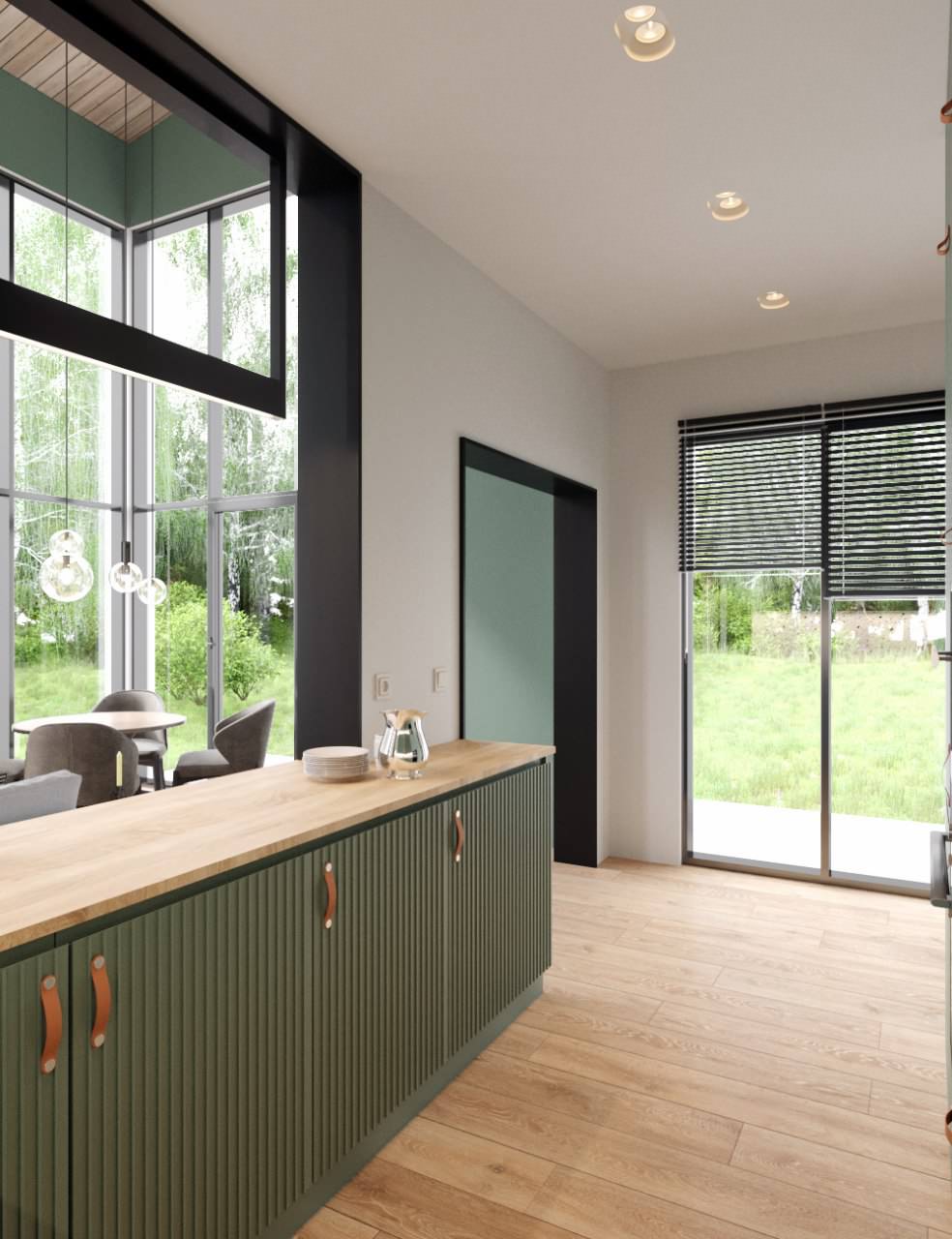 Дача Лаки Парк, кухня