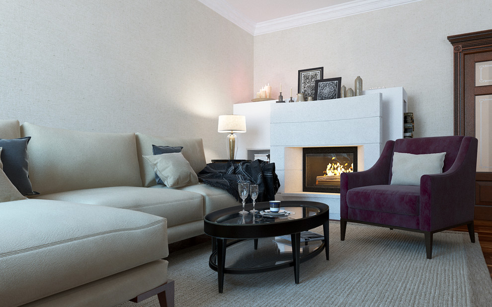 Гостиная в частном доме в Костроме.