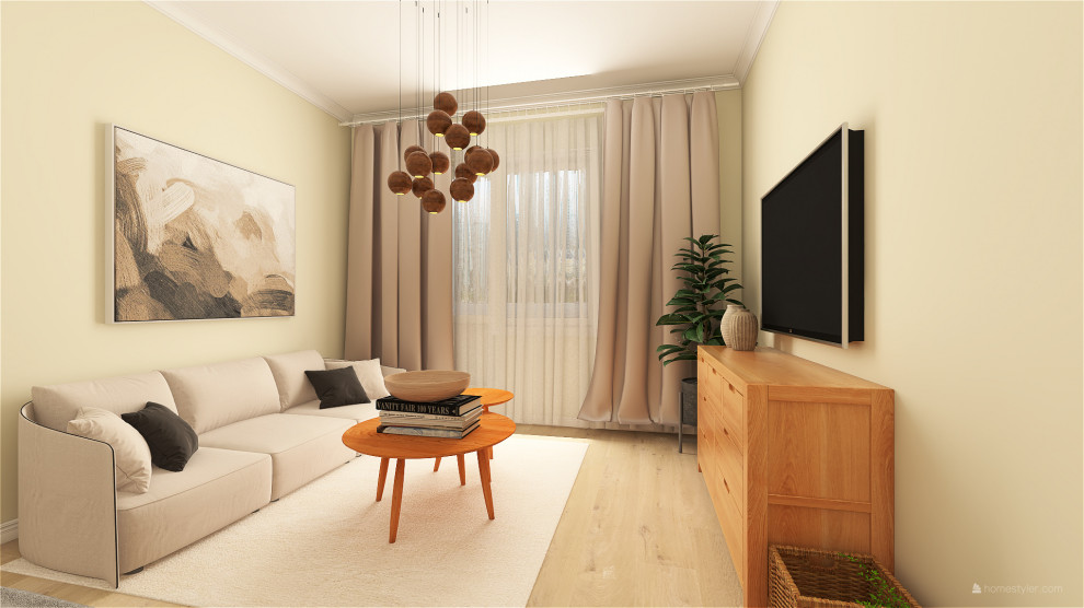 Обложка проекта: Однокомнатная квартира для молодой пары