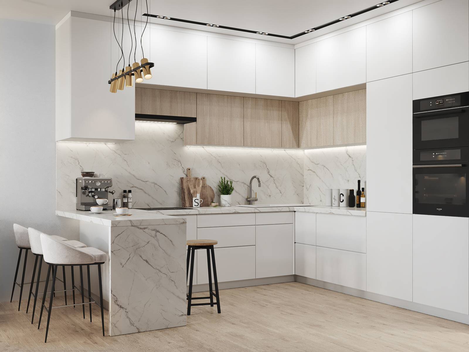 Квартира для молодой семьи с ребенком 80м2