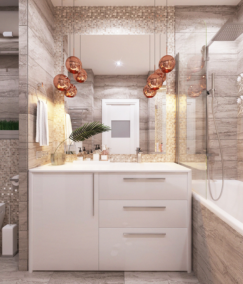 Обложка проекта: Дизайн ванной комнаты