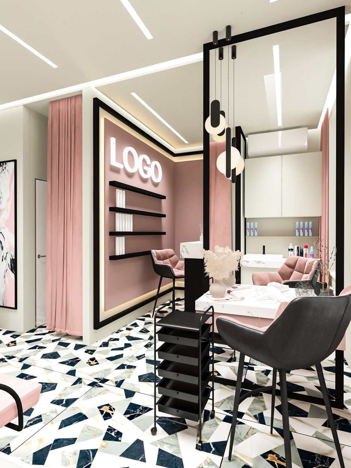 Дизайн салона красоты