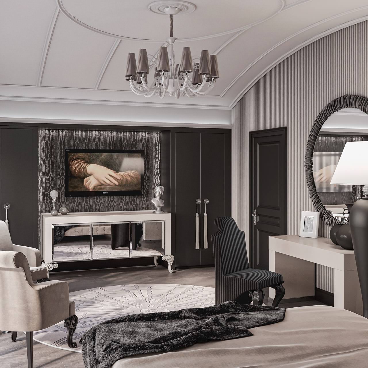 Дом в Зеленогорске , фрагмент спальни