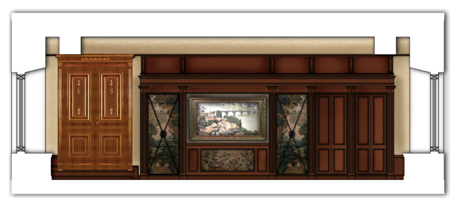 Интерьер частного жилого дома