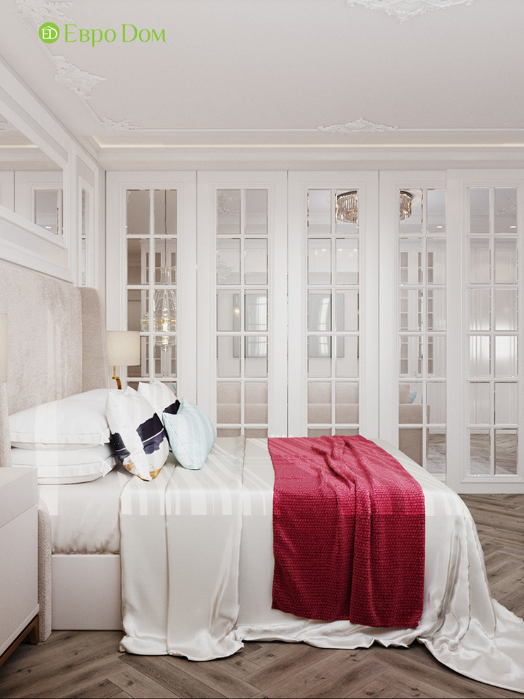 Дизайн четырехкомнатной квартиры 110 кв. м в стиле неоклассика. Фото проекта