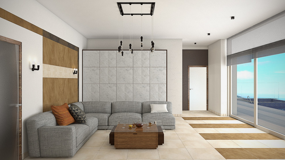 Жилой дом на берегу моря.