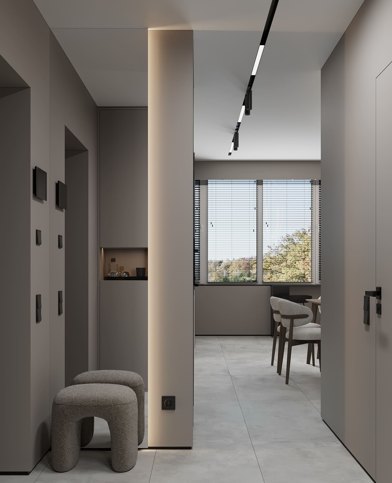 Дизайн-проект пентхауса для молодой пары