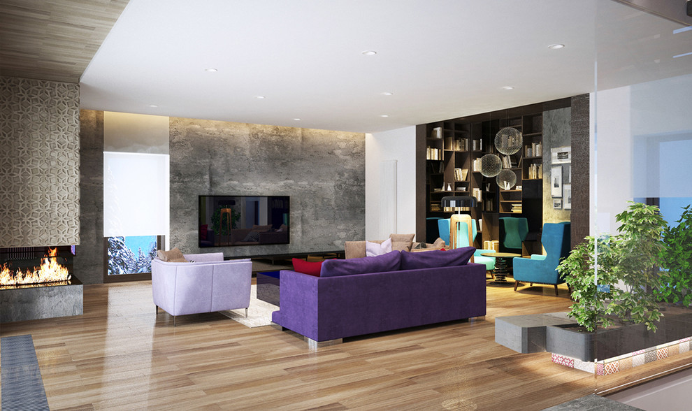 Интерьер загородного дома для большой семьи