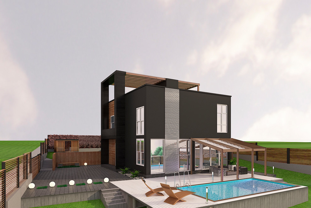 «Геленджикская» — Проект экстерьера и интерьера в городе Сочи