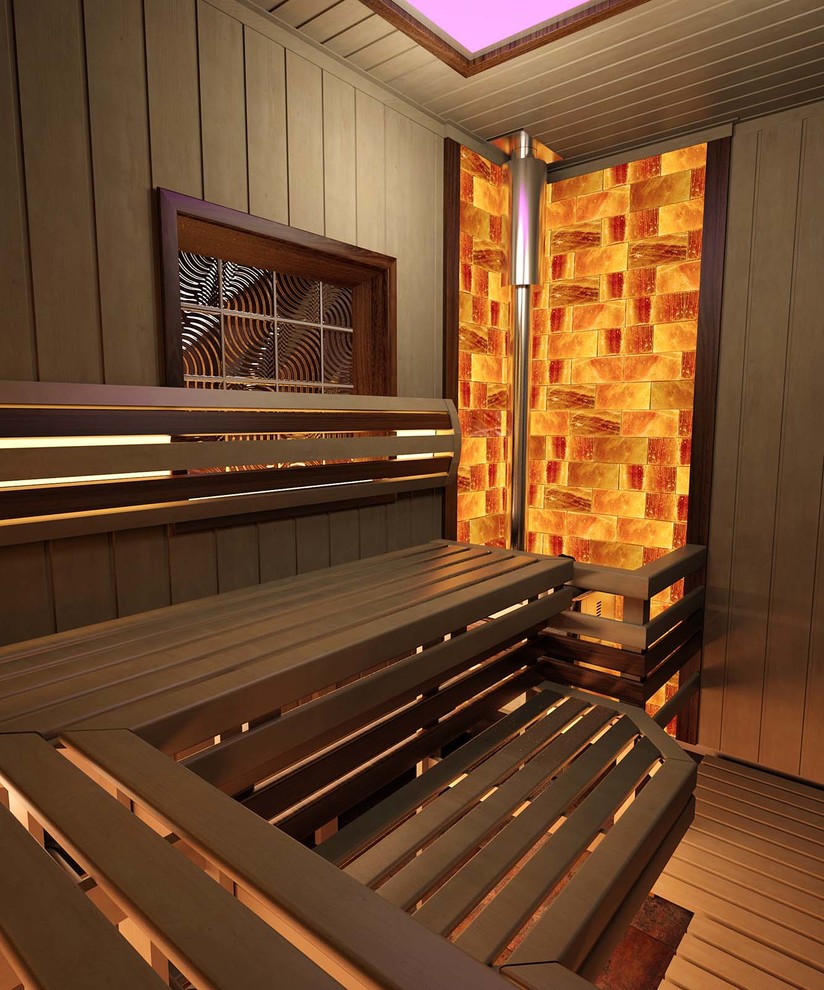 Дизайн интерьера деревянного дома 394 кв.м.