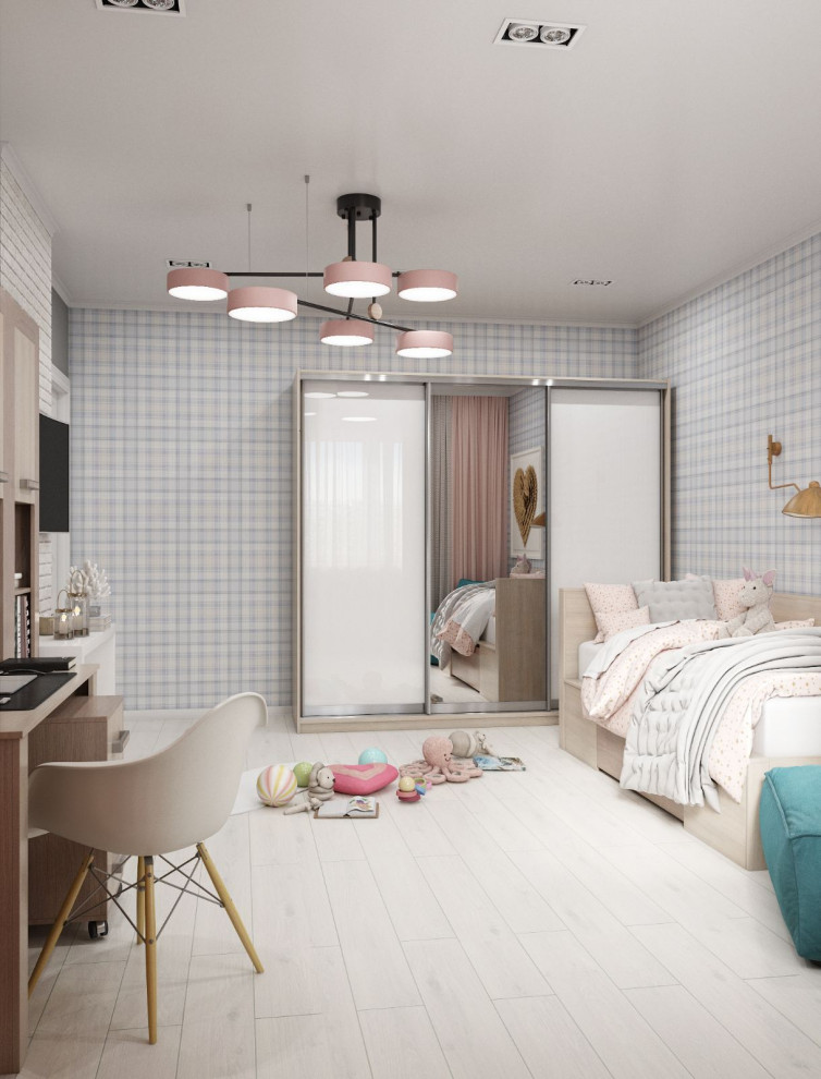 Обложка проекта: "детская в клеточку"