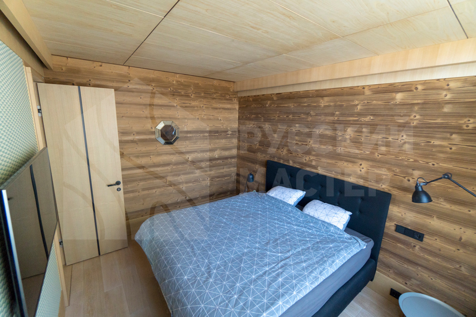 Одноэтажный дом в современном стиле с уютной сауной