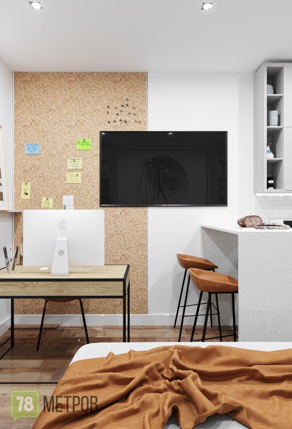 Дизайн-проект квартиры в ЖК "Ренессанс"