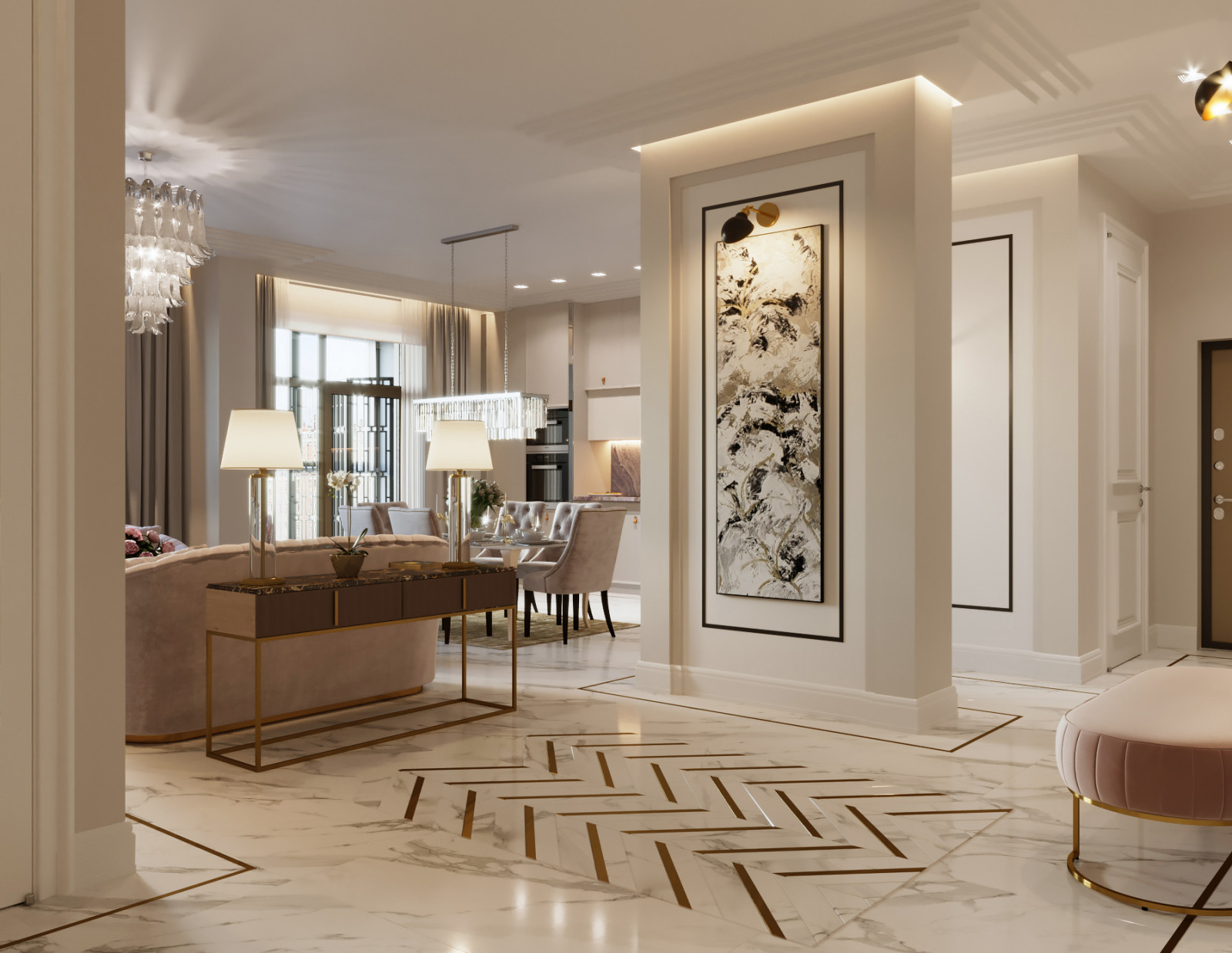 Обложка проекта: Квартира в ЖК Макаровский - 1