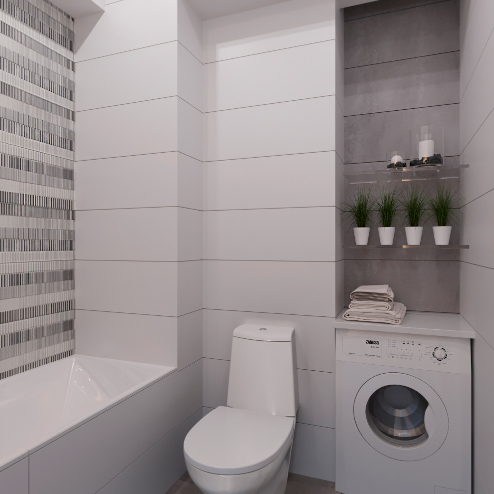 Визуализация проекта квартиры 70 м2 в стиле "Минимализм"