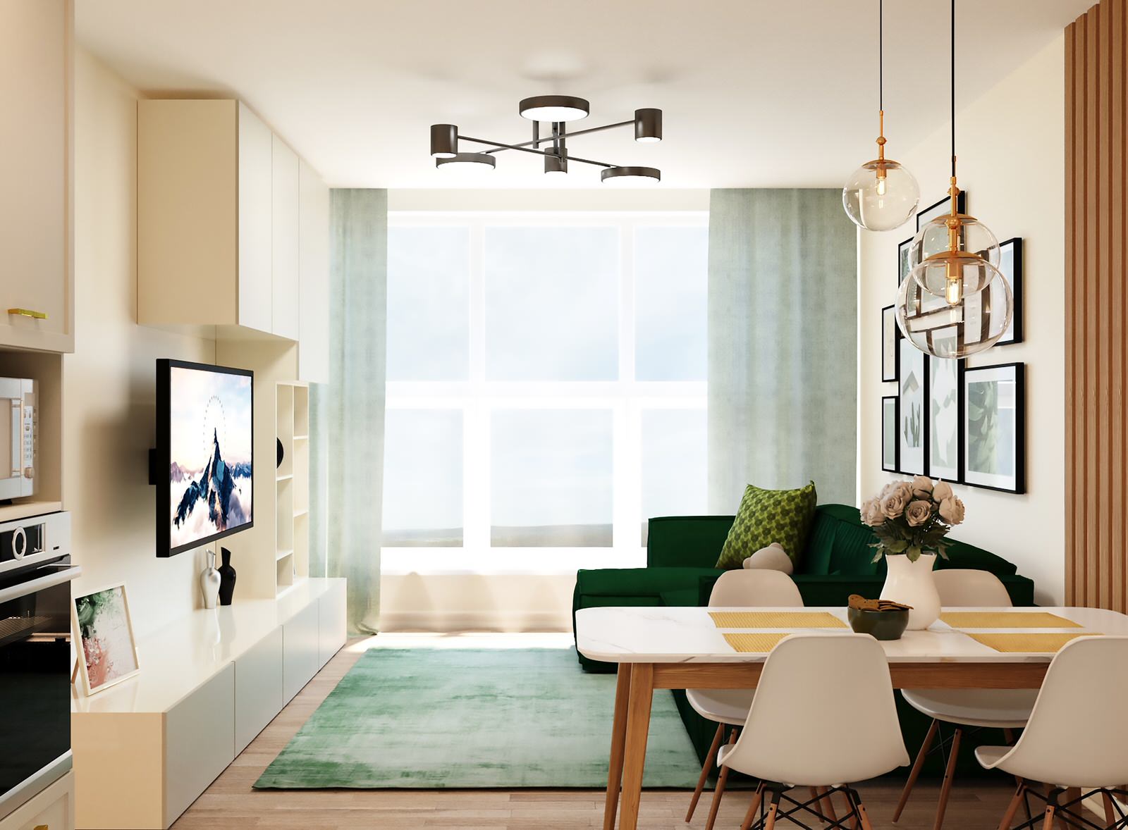 Квартира ЖК Изумрудный бор для семьи 3 человека