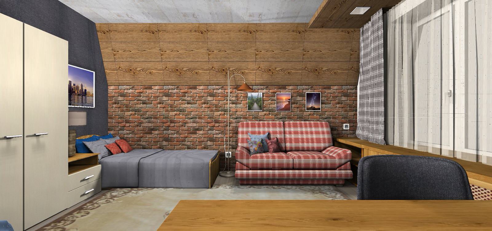 Коттедж. Комната молодого джентльмена.