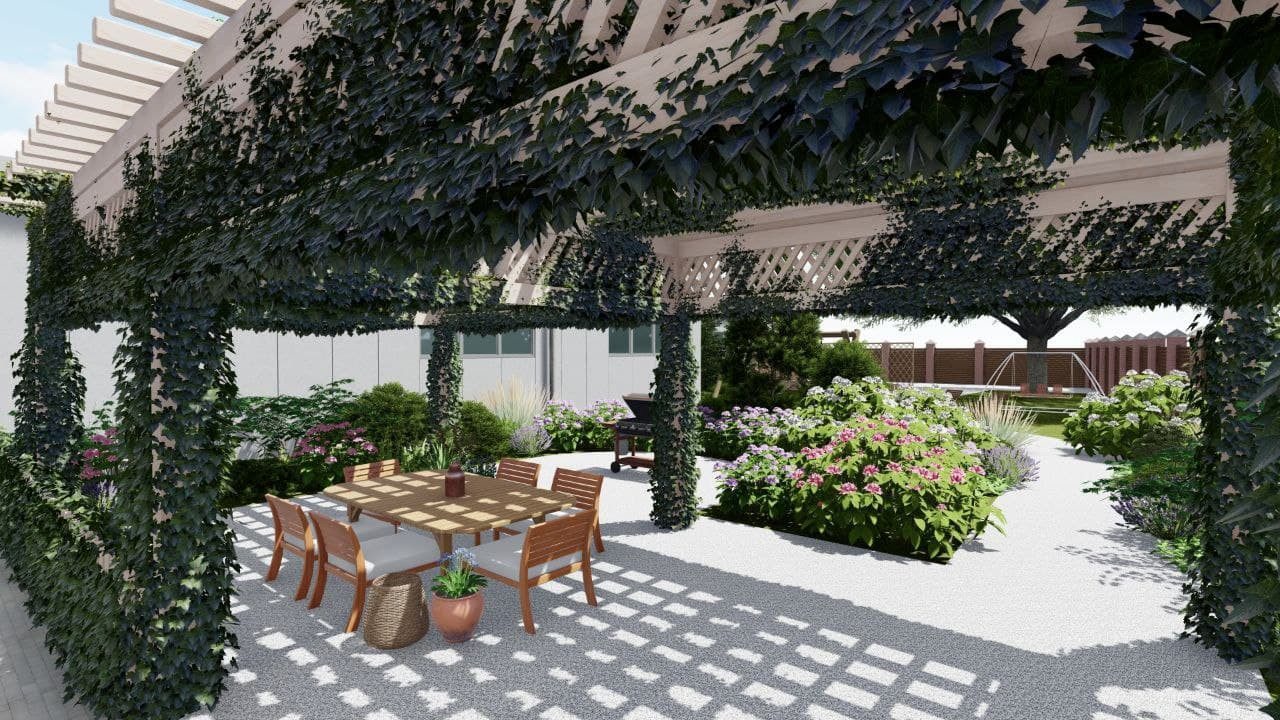 Визуализация частного участка