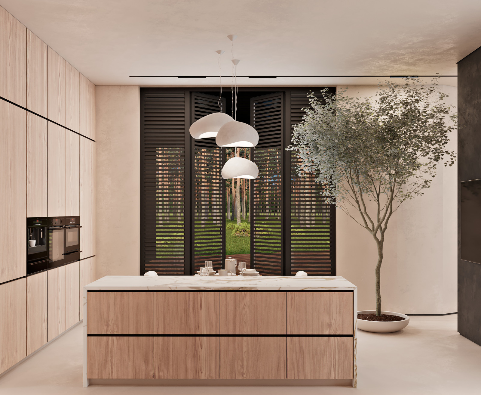 кухня с островом