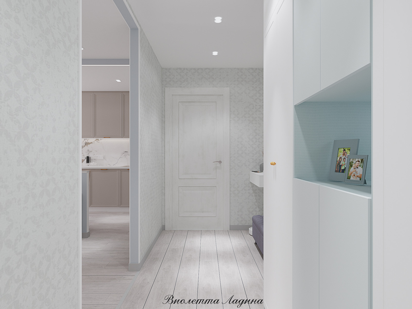 Квартира  в светлых тонах.. Двушка.