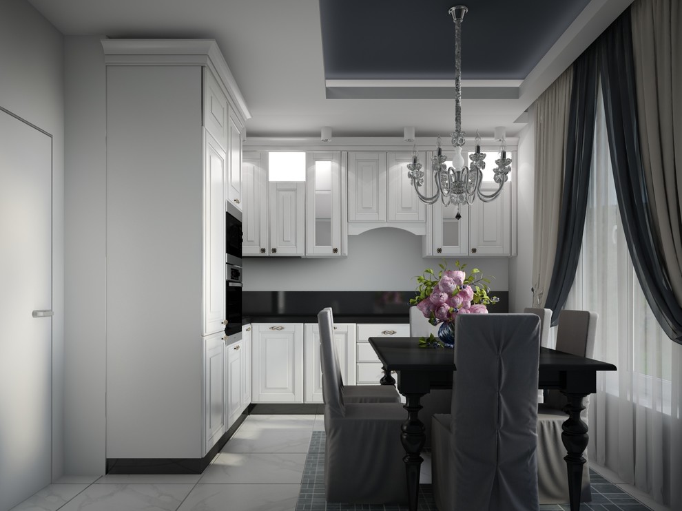 Трехкомнатная квартира в неоклассическом стиле