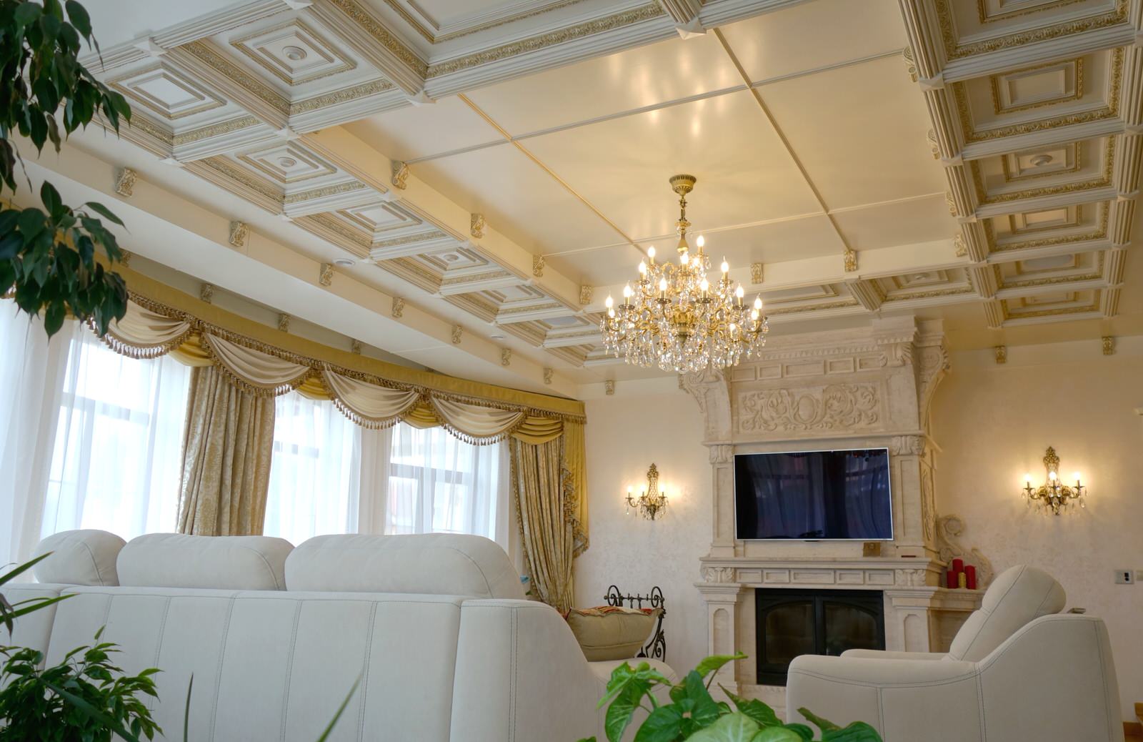 Кессонные потолки