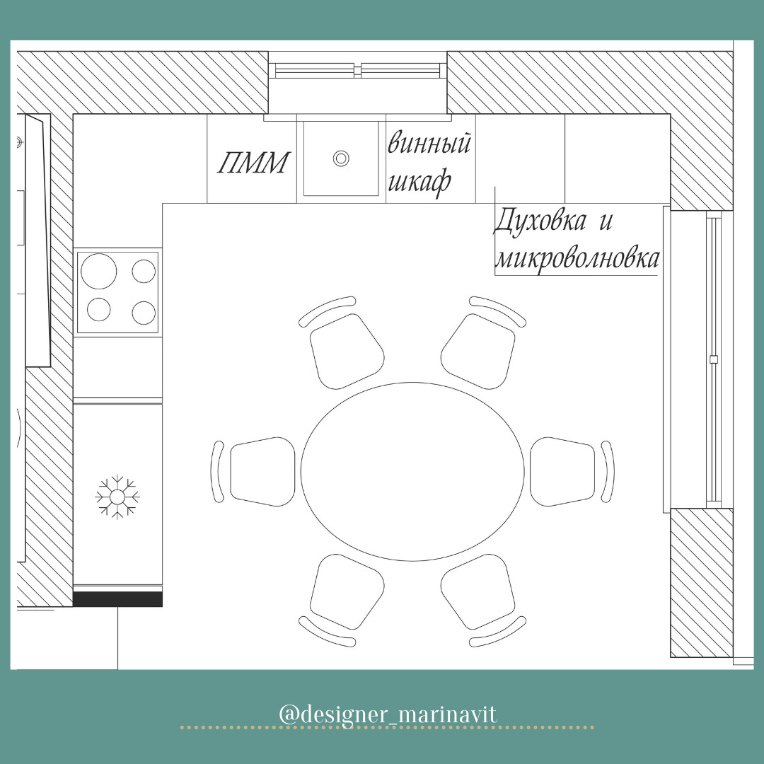 Кухня - план