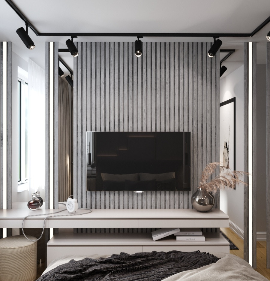 Дизайн-проект трехкомнатной квартиры. 80.38 кв.м