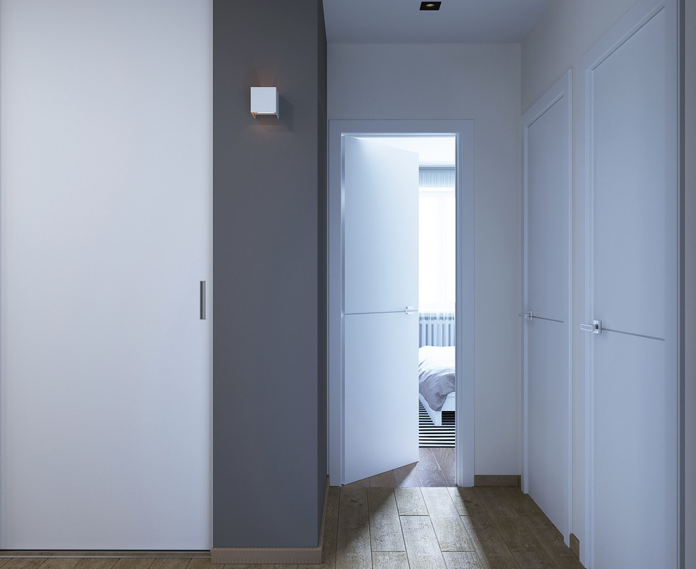 Квартира в современном стиле с акцентами скандинавского.