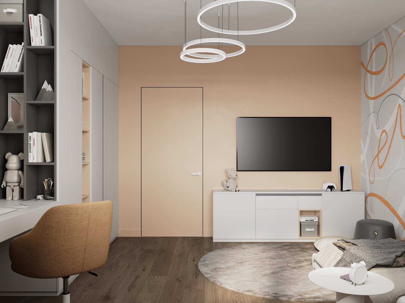 Детская комната 15 кв.м. для девочки