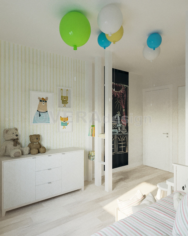 Проект 3х комнатной квартиры в стиле фьюжн