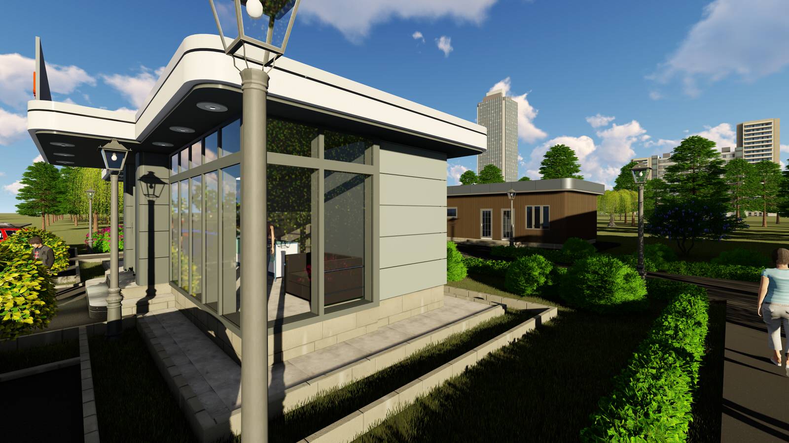 Обложка проекта: Торговый павильон