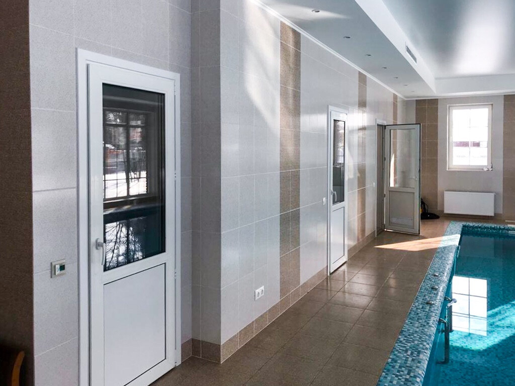 Обложка проекта: Коттедж - Окна трапеции