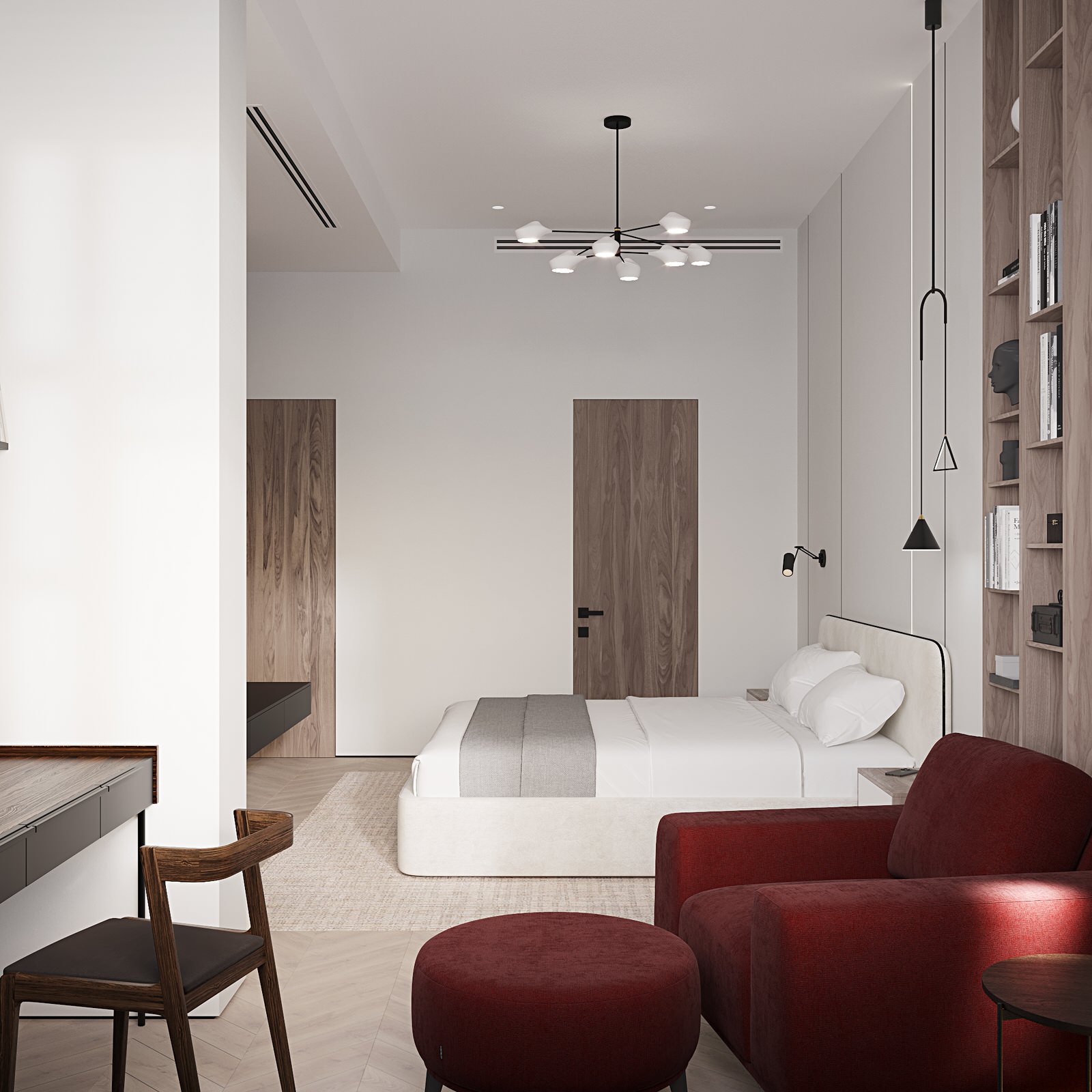 Дизайн интерьера квартиры 160м2 в Хамовниках