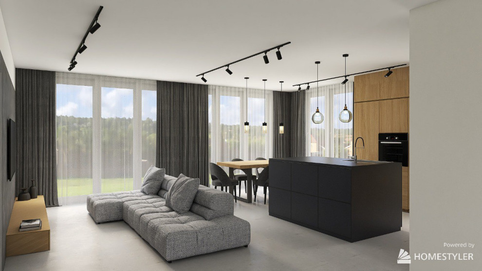 Обложка проекта: Гостиная для холостяка