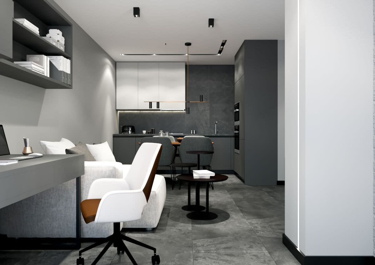 Кухня-гостиная