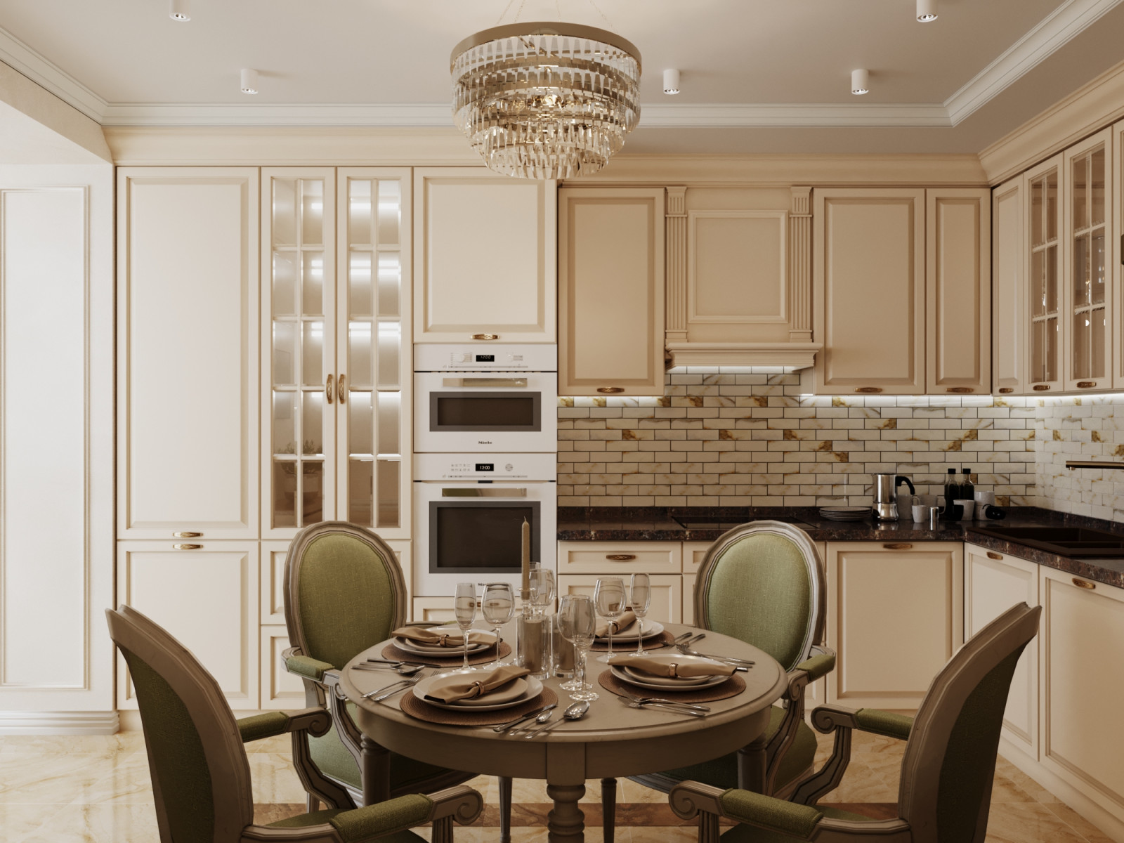 Дизайн квартиры в неоклассическом стиле