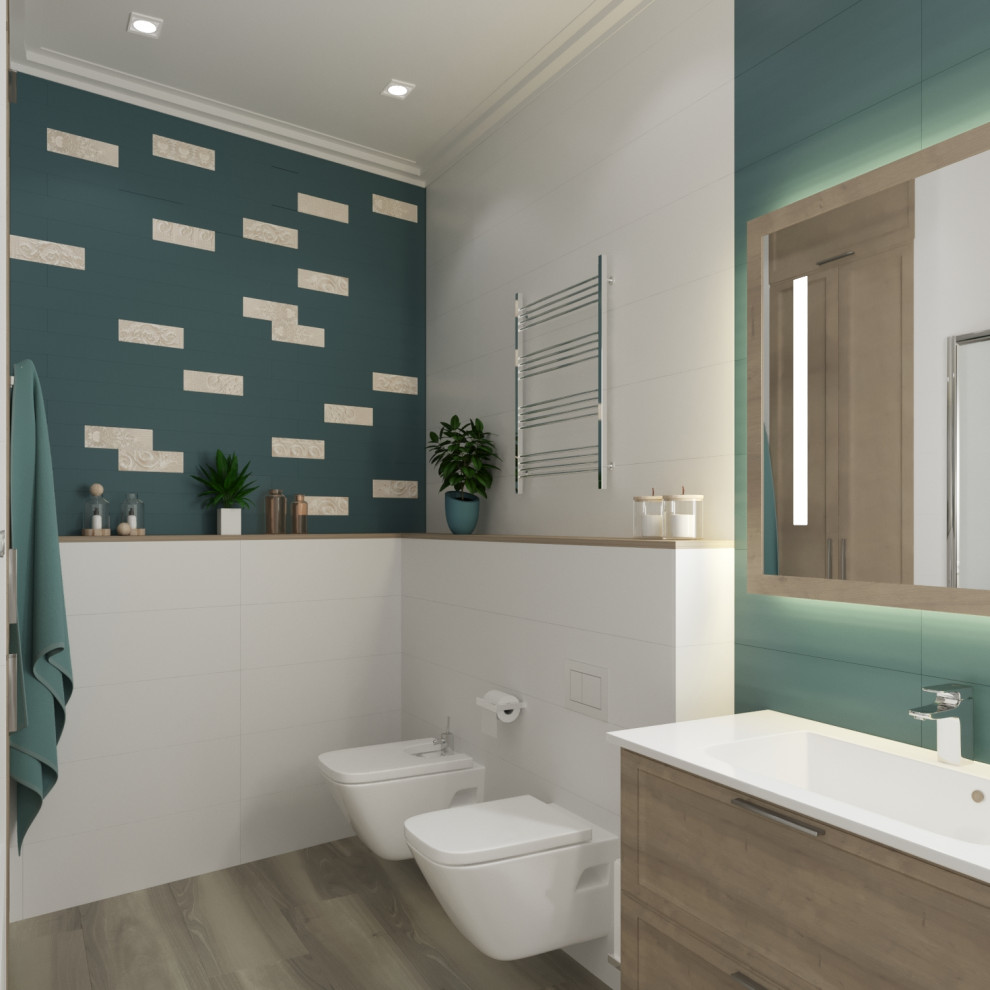 Дизайн проект квартиры 114 м2 в стиле "Неоклассика"