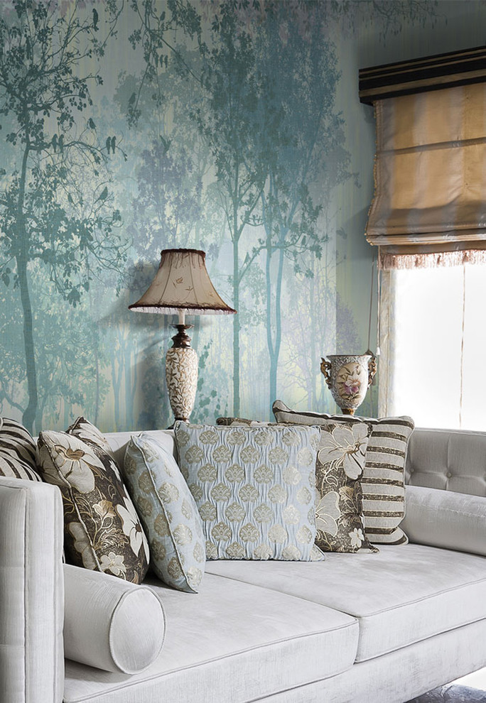 Фрески, пано, фотообои в интерьере!