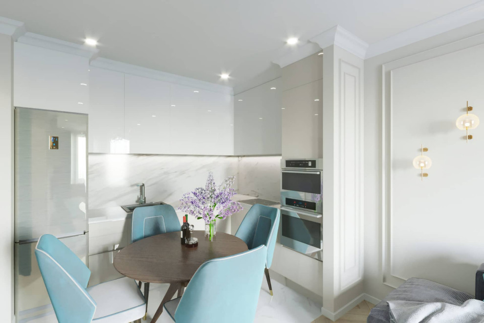 Дизайн и ремонт квартиры в ЖК «Грин Парк» — Бирюзовое настроение