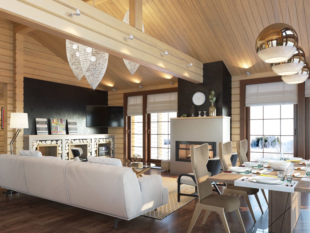 Проект "Современный деревянный дом"